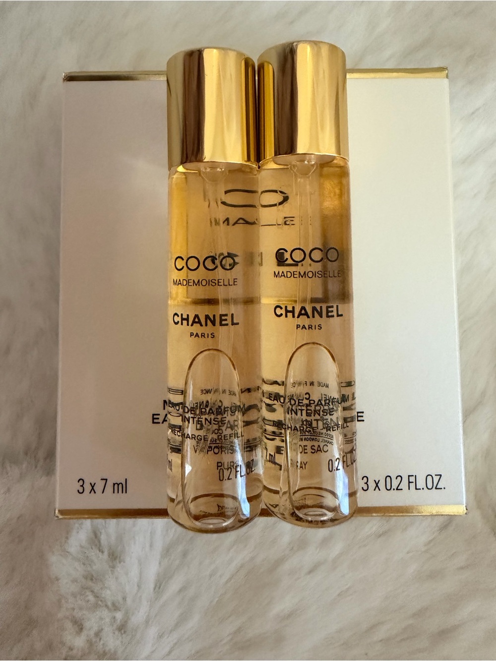 CHANEL Coco Mademoiselle Mini Twist and Spray Refill - 2 x 7ml.